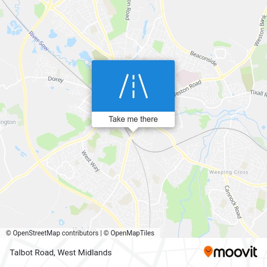 Talbot Road map
