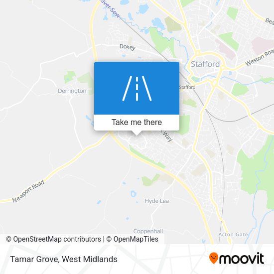 Tamar Grove map
