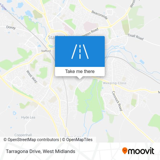 Tarragona Drive map