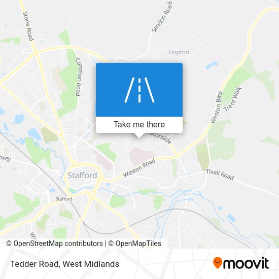 Tedder Road map