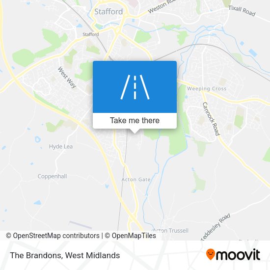 The Brandons map