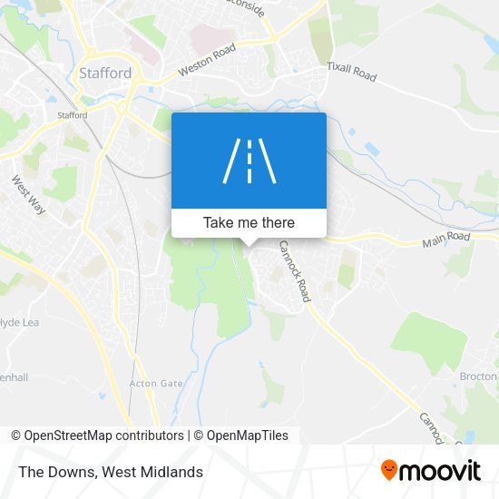 The Downs map