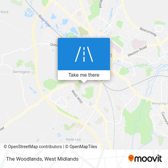 The Woodlands map