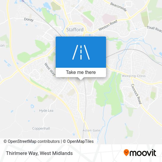 Thirlmere Way map