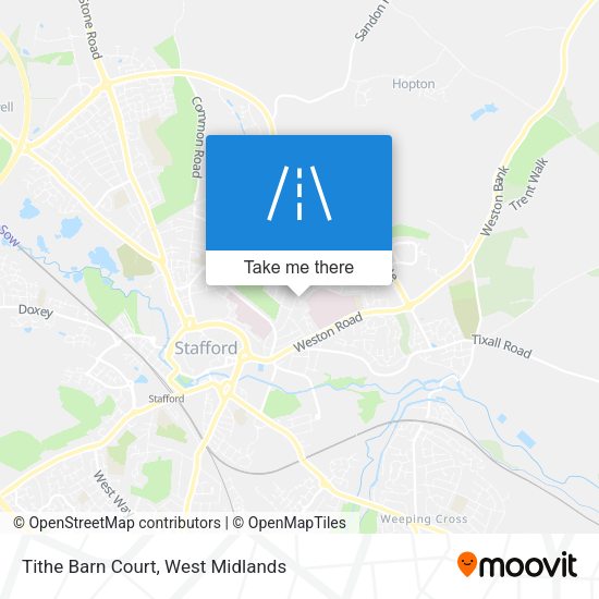 Tithe Barn Court map