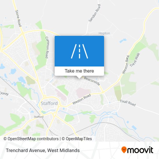 Trenchard Avenue map