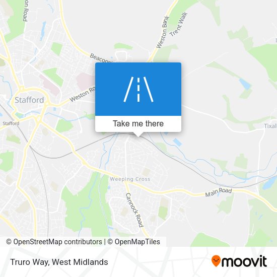 Truro Way map