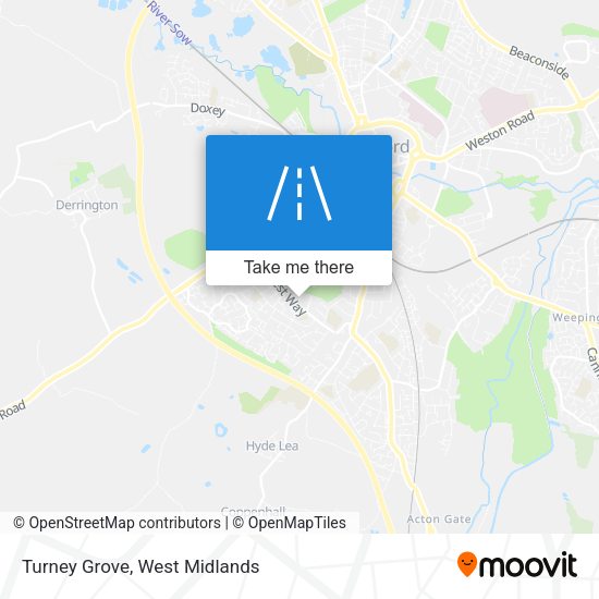 Turney Grove map