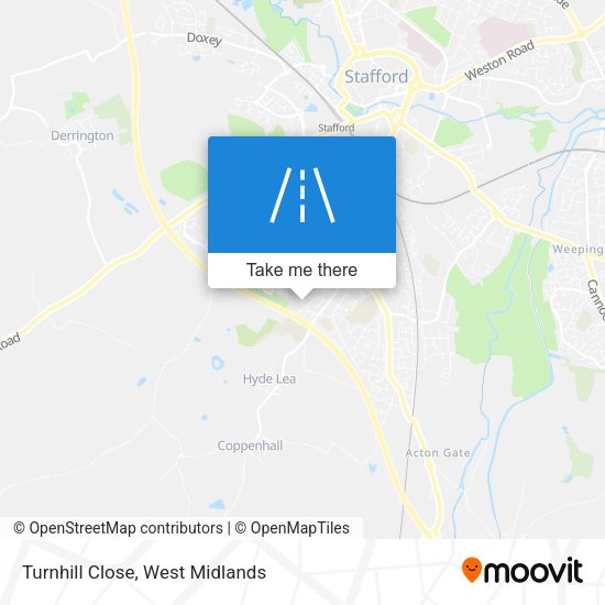 Turnhill Close map