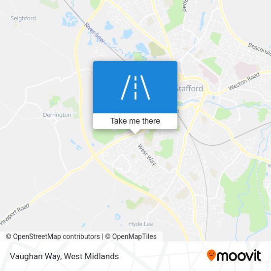 Vaughan Way map