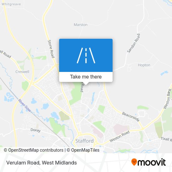 Verulam Road map