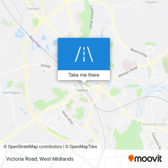 Victoria Road map