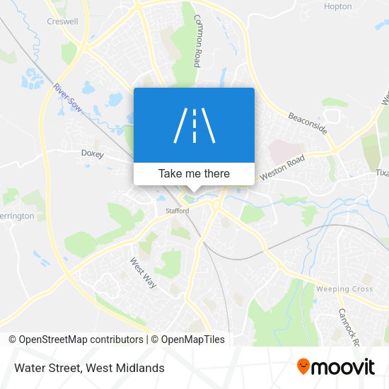 Water Street map
