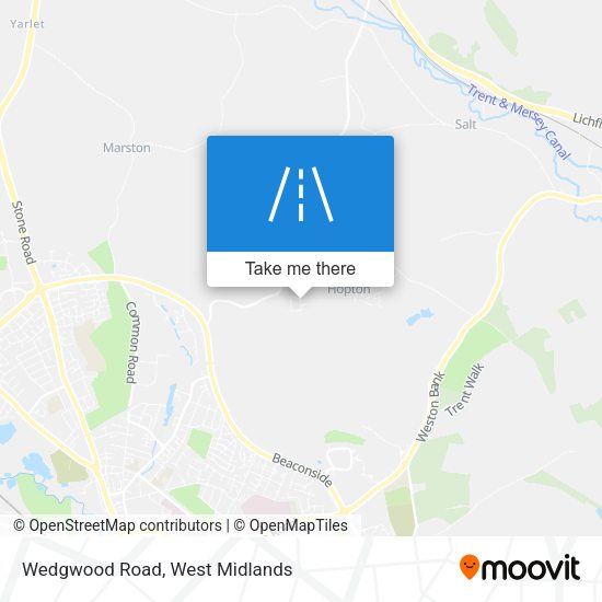 Wedgwood Road map