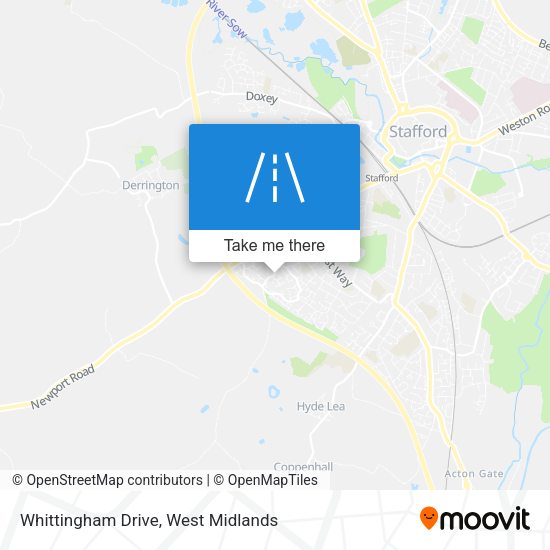 Whittingham Drive map