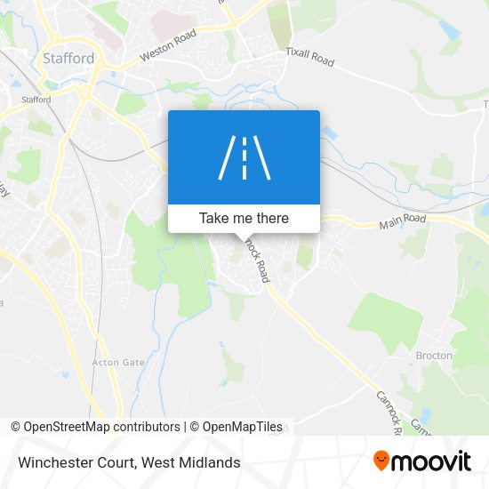 Winchester Court map