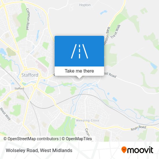 Wolseley Road map