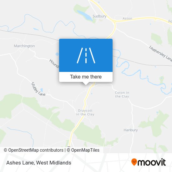 Ashes Lane map