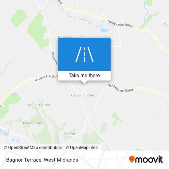 Bagnor Terrace map