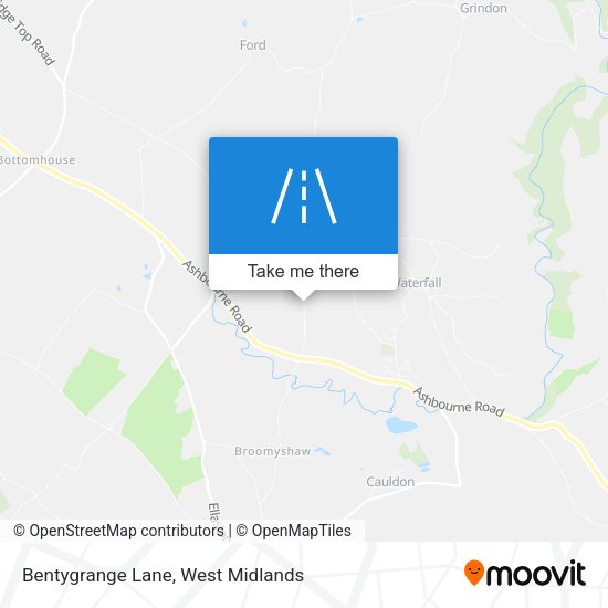 Bentygrange Lane map