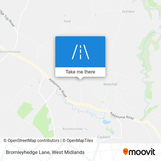 Bromleyhedge Lane map