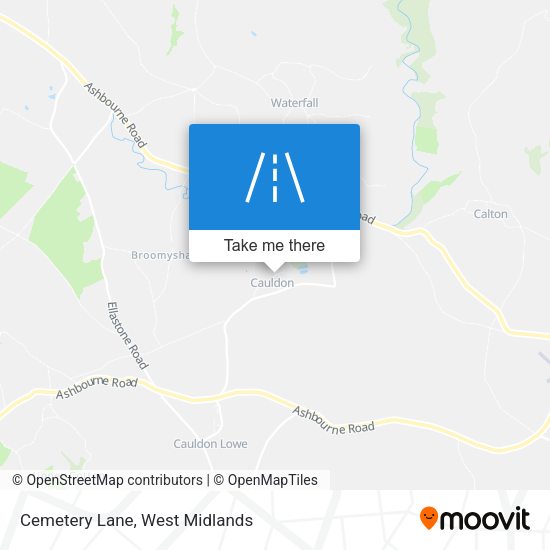 Cemetery Lane map