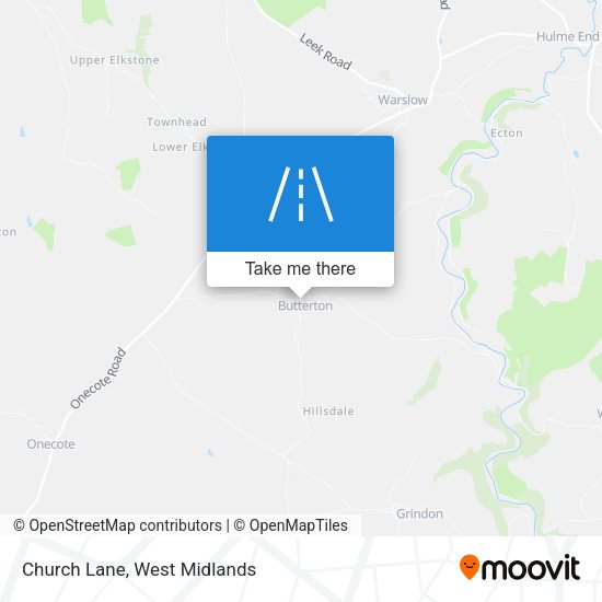 Church Lane map