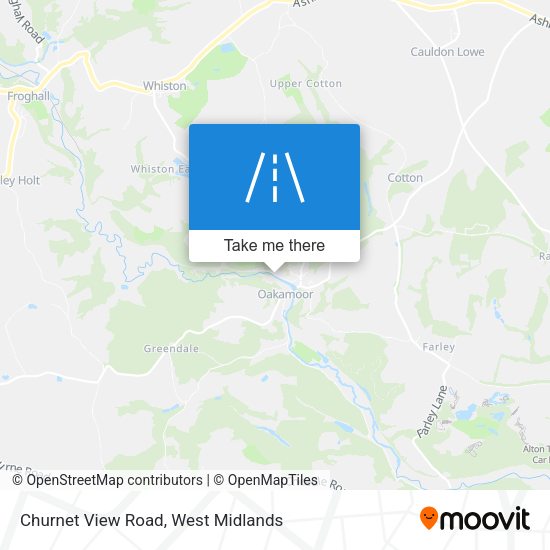 Churnet View Road map