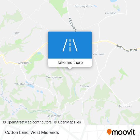 Cotton Lane map