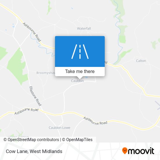 Cow Lane map
