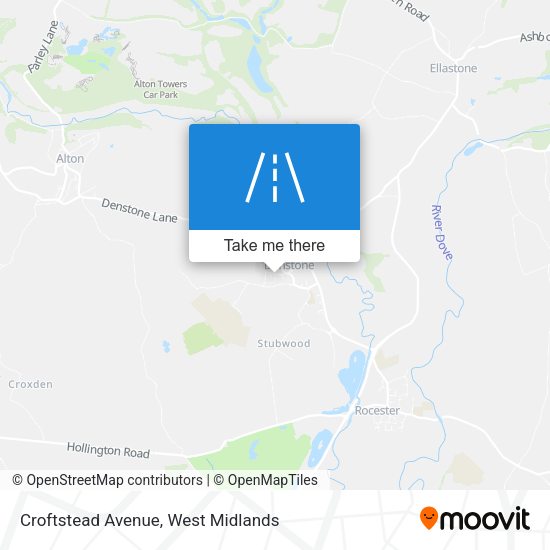 Croftstead Avenue map