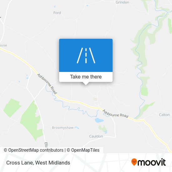 Cross Lane map
