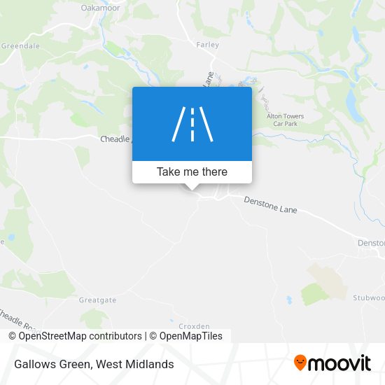 Gallows Green map