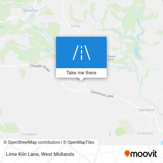 Lime Kiln Lane map