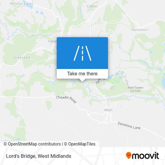Lord's Bridge map