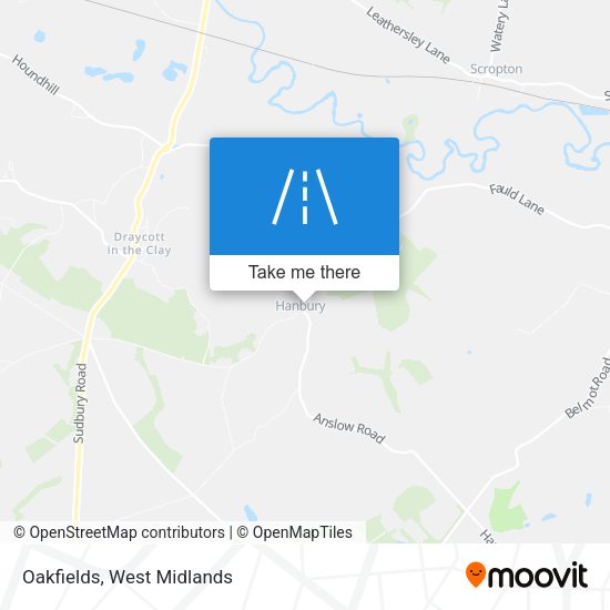 Oakfields map