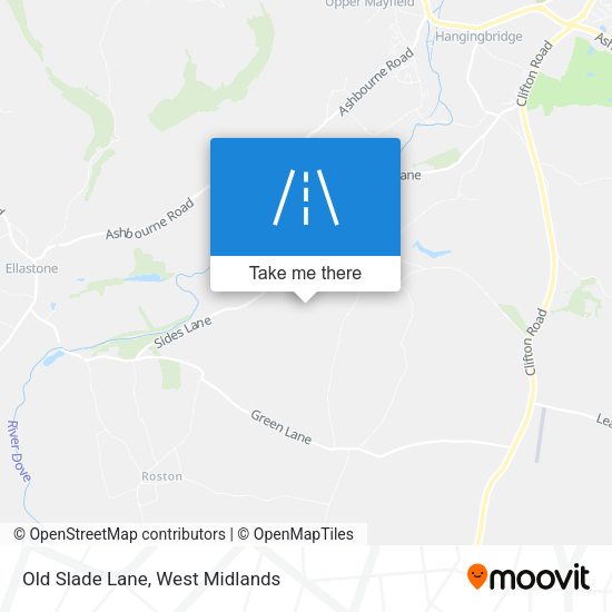 Old Slade Lane map