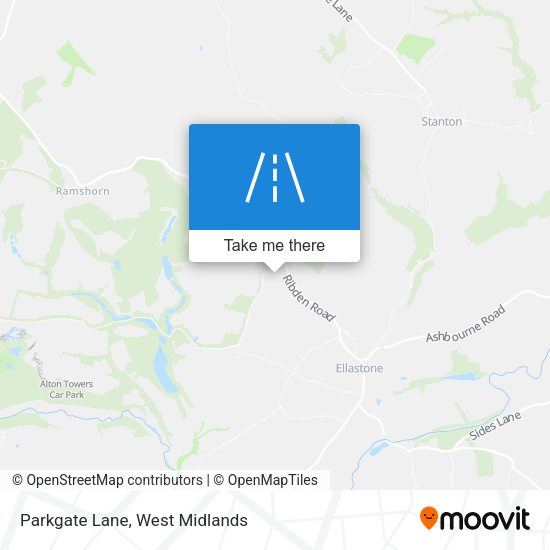 Parkgate Lane map