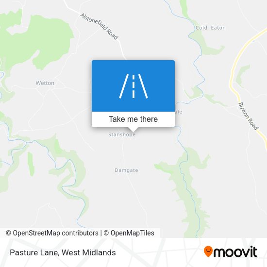 Pasture Lane map