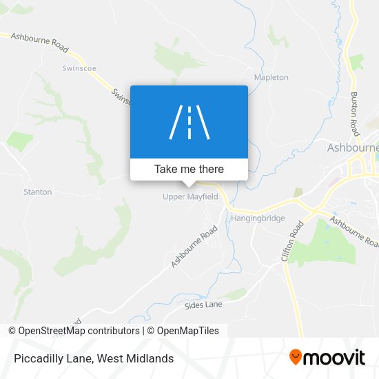 Piccadilly Lane map