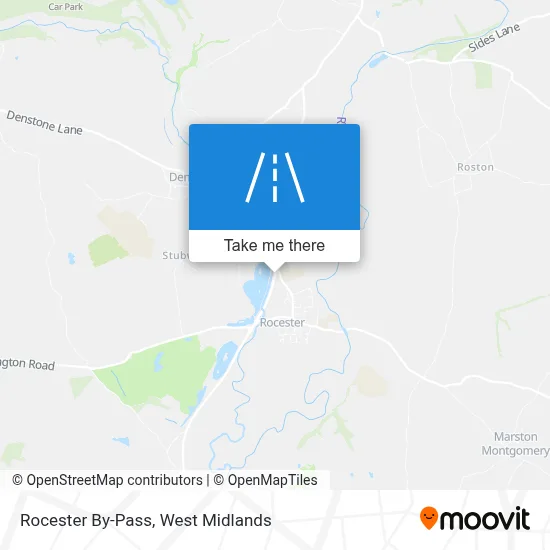 Rocester By-Pass map