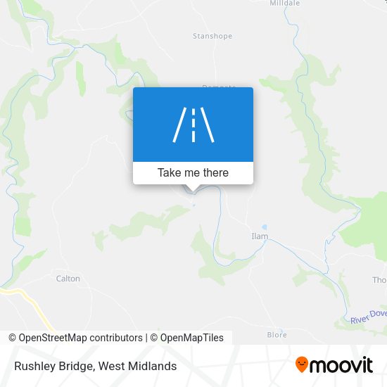 Rushley Bridge map