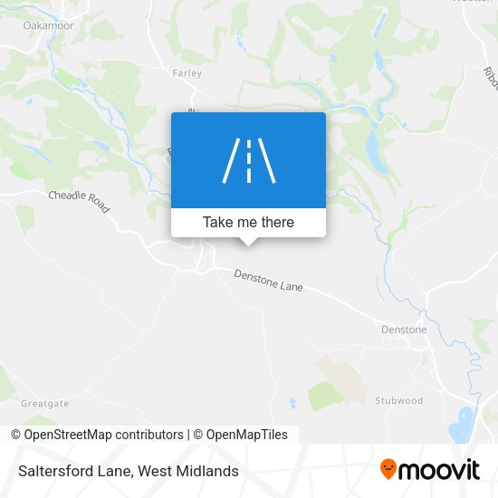Saltersford Lane map