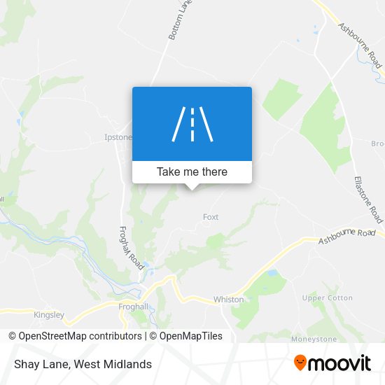 Shay Lane map