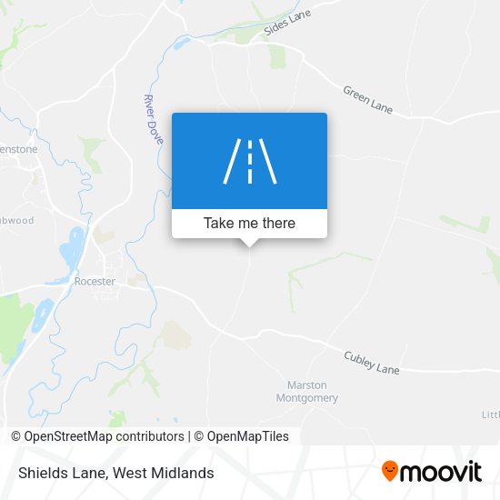Shields Lane map
