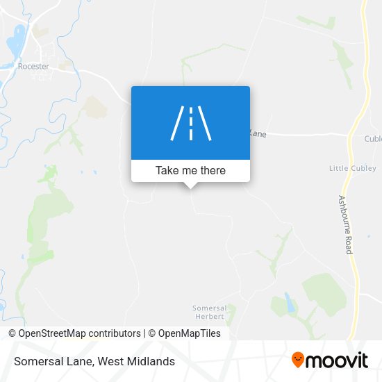 Somersal Lane map