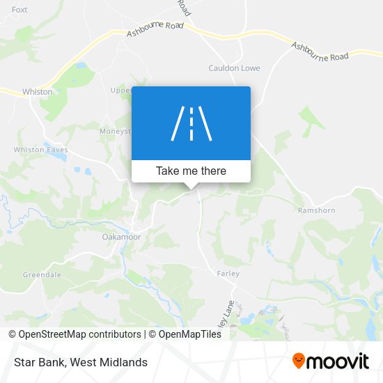 Star Bank map