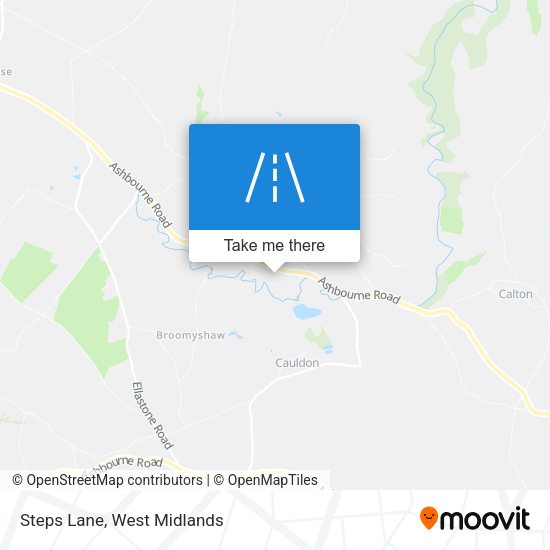 Steps Lane map