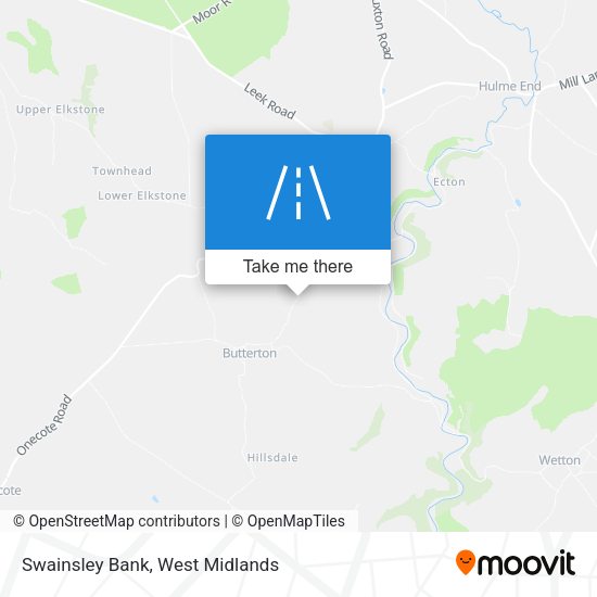 Swainsley Bank map