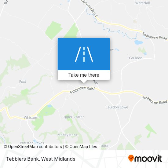 Tebblers Bank map